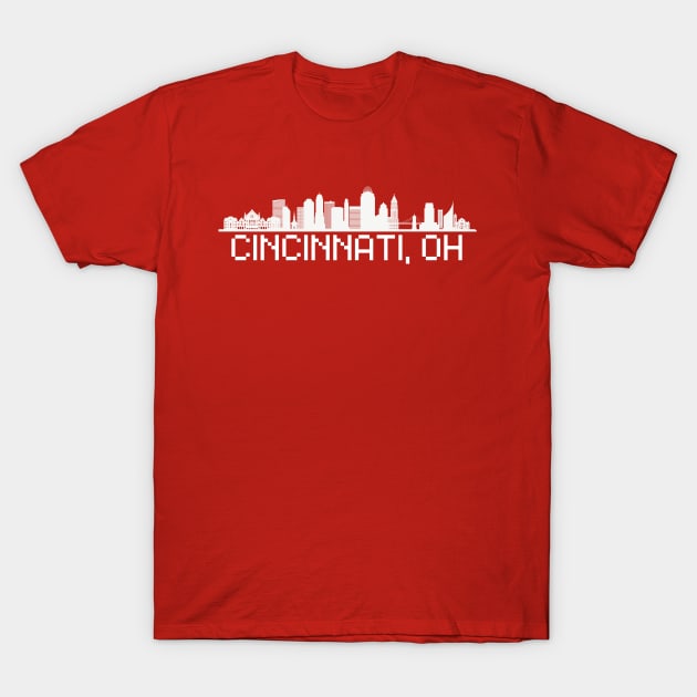 Cincinnati Skyline T-Shirt by AwkwardTurtle